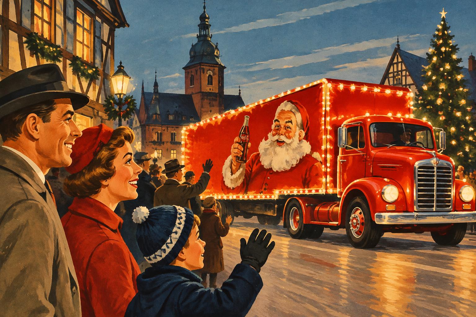 Hanau hofft auf Halt des Coca-Cola-Weihnachtstrucks 🎄🚚