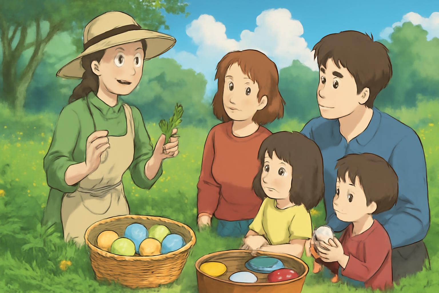 Ostern: Kräuterführung und Naturfarben für Familien im Umweltzentrum Hanau 🌿🥚