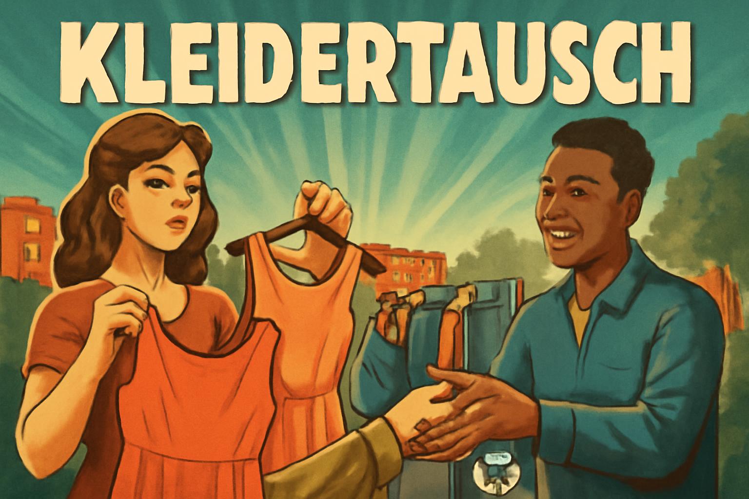 Kleidertausch am Kurt-Schumacher-Platz 8, Hanau-Kesselstadt – 13.09.2025, 11–14 Uhr – kostenfrei, nachhaltig ♻️👗🧥🤝