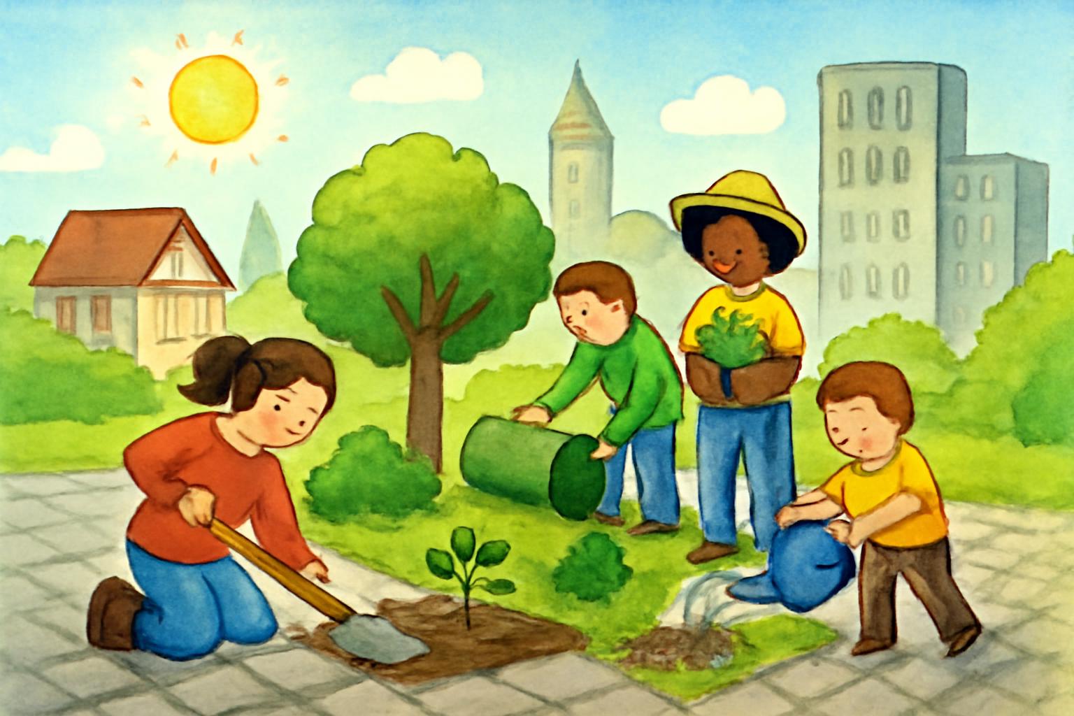 Hanau nimmt am Entsiegelungswettbewerb teil – Grünflächen schaffen 🌿🏙️☀️💧