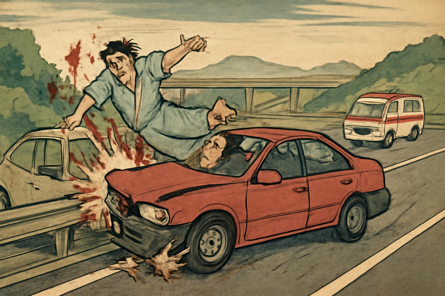 Unfall A45 bei Hanauer Kreuz; Fahrer verletzt 🚗💥🏥