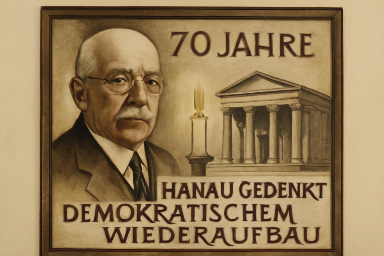 70 Jahre Karl Rehbein: Hanau gedenkt demokratischem Wiederaufbau 🕯️🏛️