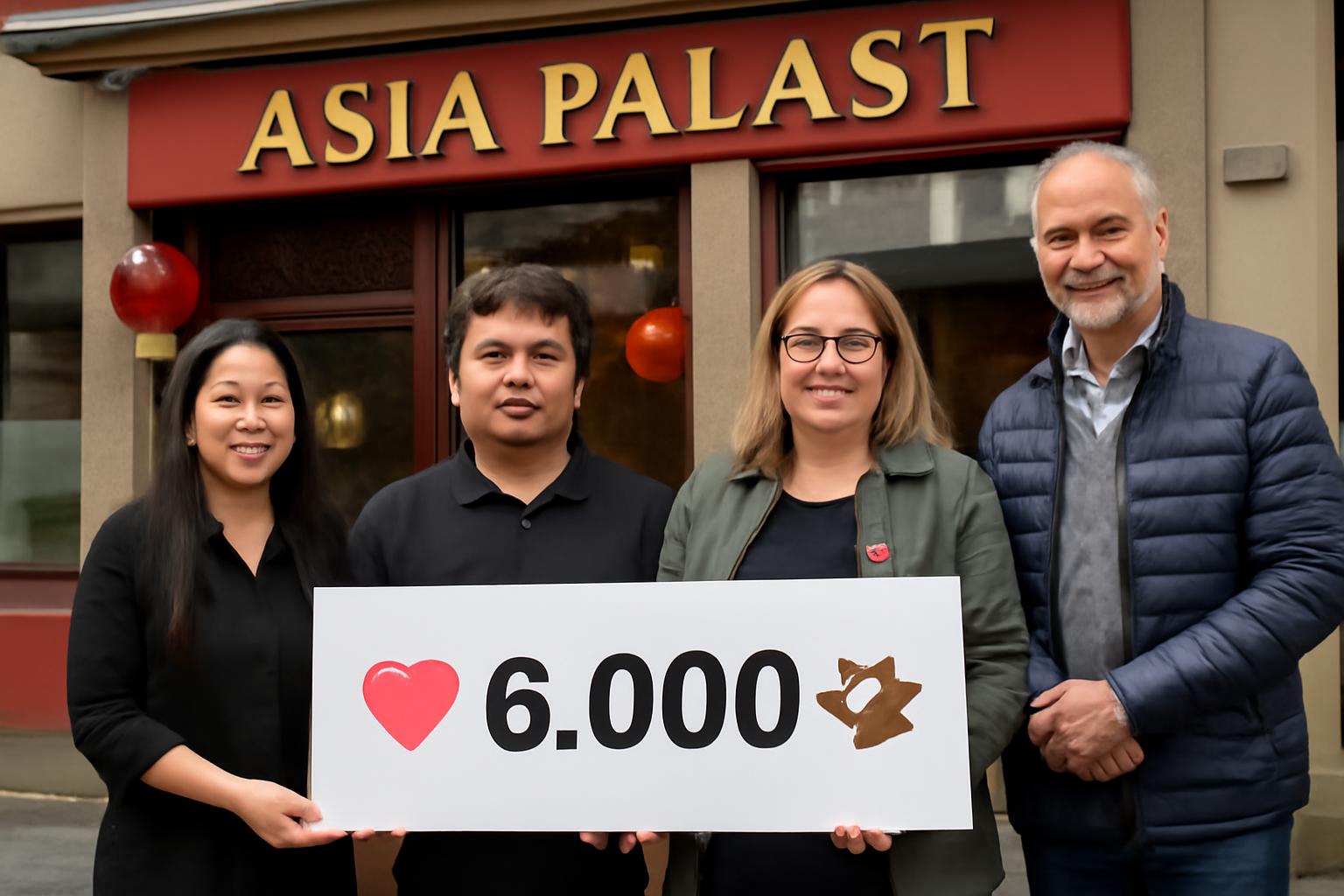 Asia Palast spendet 6.000 Euro an drei Hanauer Einrichtungen 💖🐾🤝