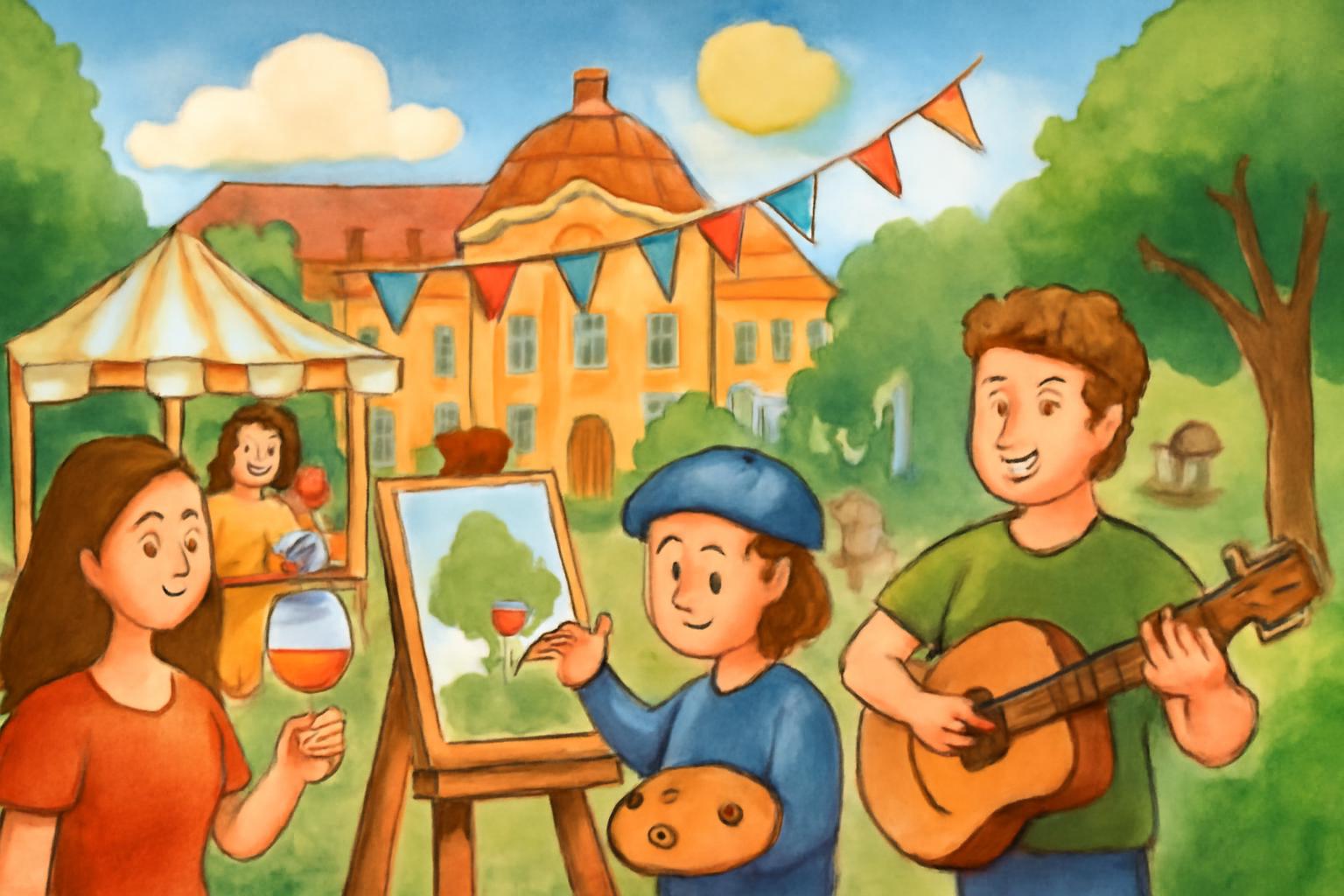Hanau feiert Wein, Kunsthandwerk und Konzertsommer im Schlossgarten 🍷🖼️🎶