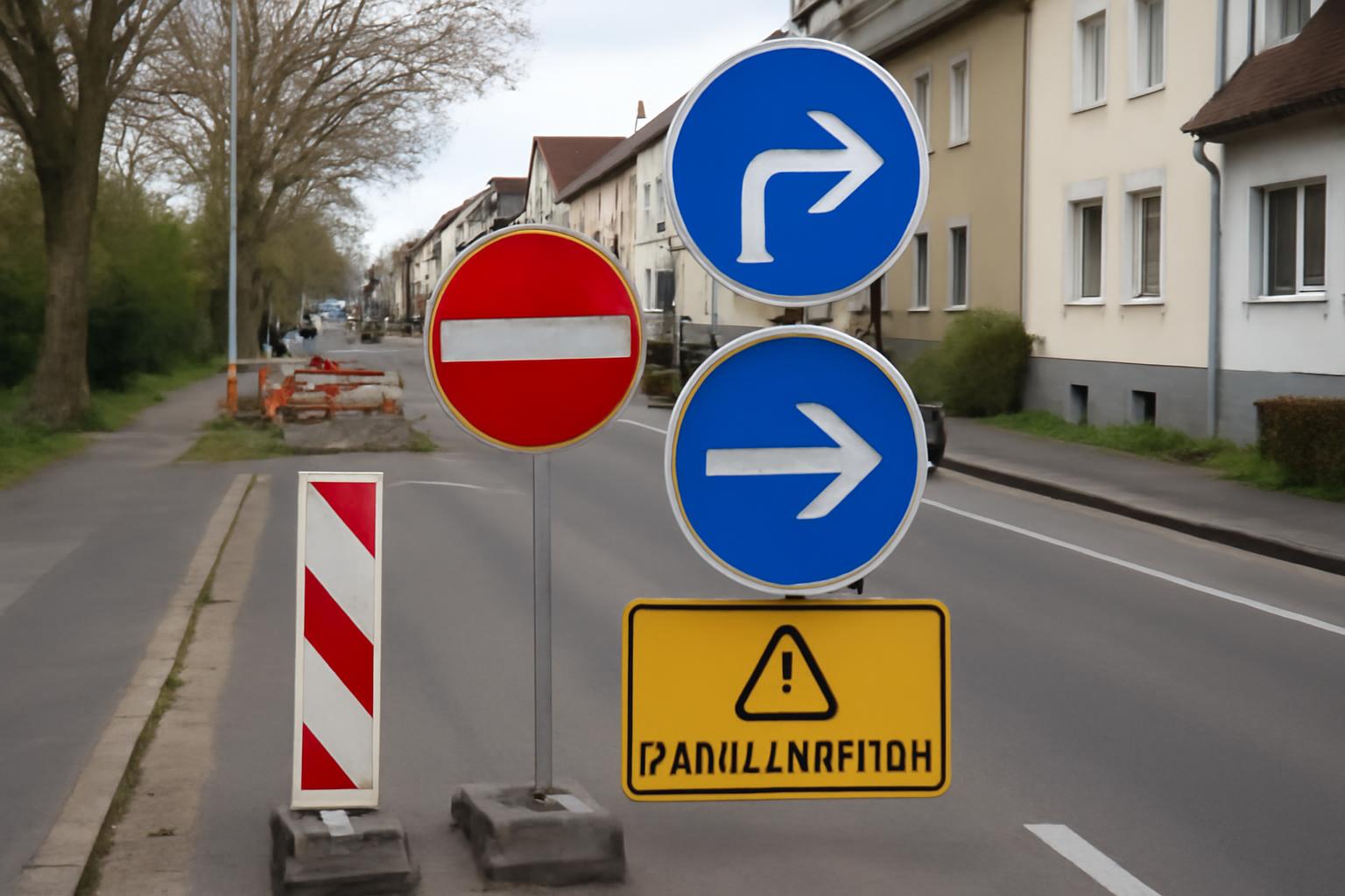 Hanau: Neue Einbahnstraße in Brüder-Grimm-Straße wegen Kanalarbeiten 🚧⚠️