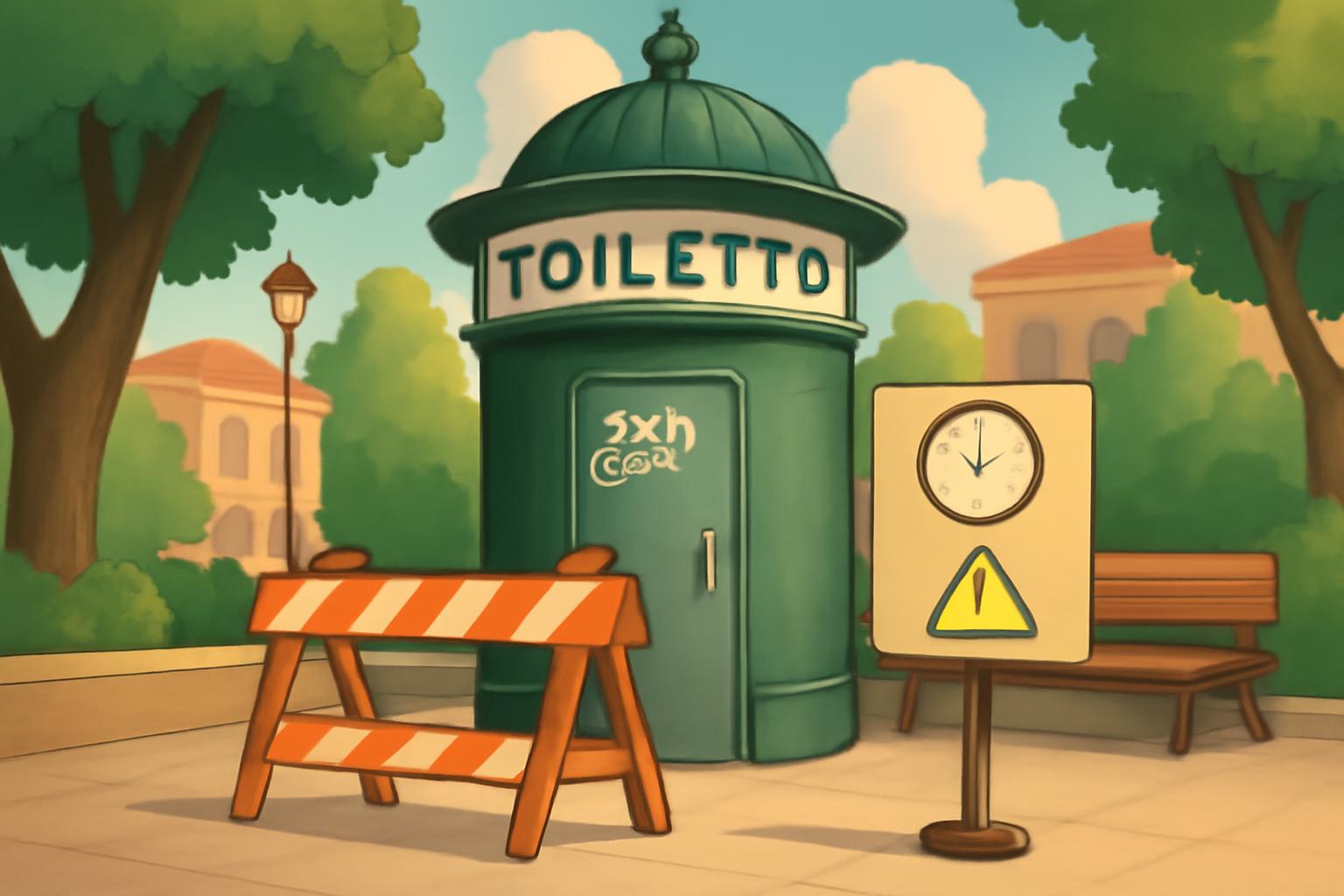 24-Stunden-Toilette am Freiheitsplatz vorübergehend gesperrt – Reparatur bis 14. Oktober 🚧🕒
