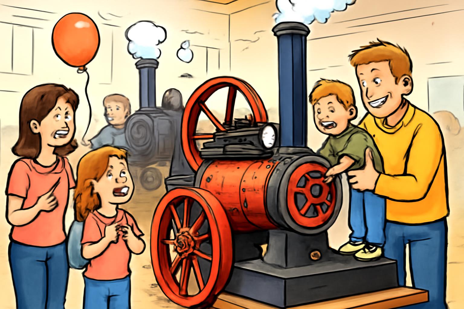 Familientag bei Hanauer Museen: Dampfmaschinen zum Anfassen 🎈🚂