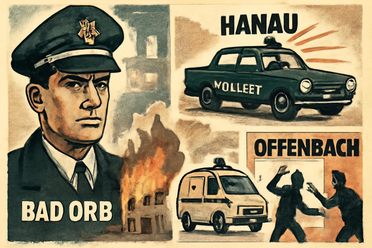 Polizei meldet mehrere Vorfälle in Hanau, Bad Orb und Offenbach 🚨📰