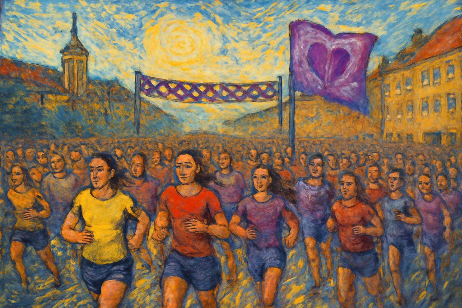 Hanauer Stadtlauf ausgebucht: 4.000 Läuferinnen unterstützen Frauenhäuser 🏃‍♀️🏁💜