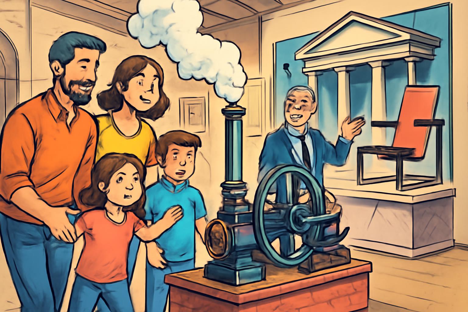 Familientag im Museum Großauheim: Dampfmaschinen, Führungen & Design-Ausstellung ⚙️🏛️🎶