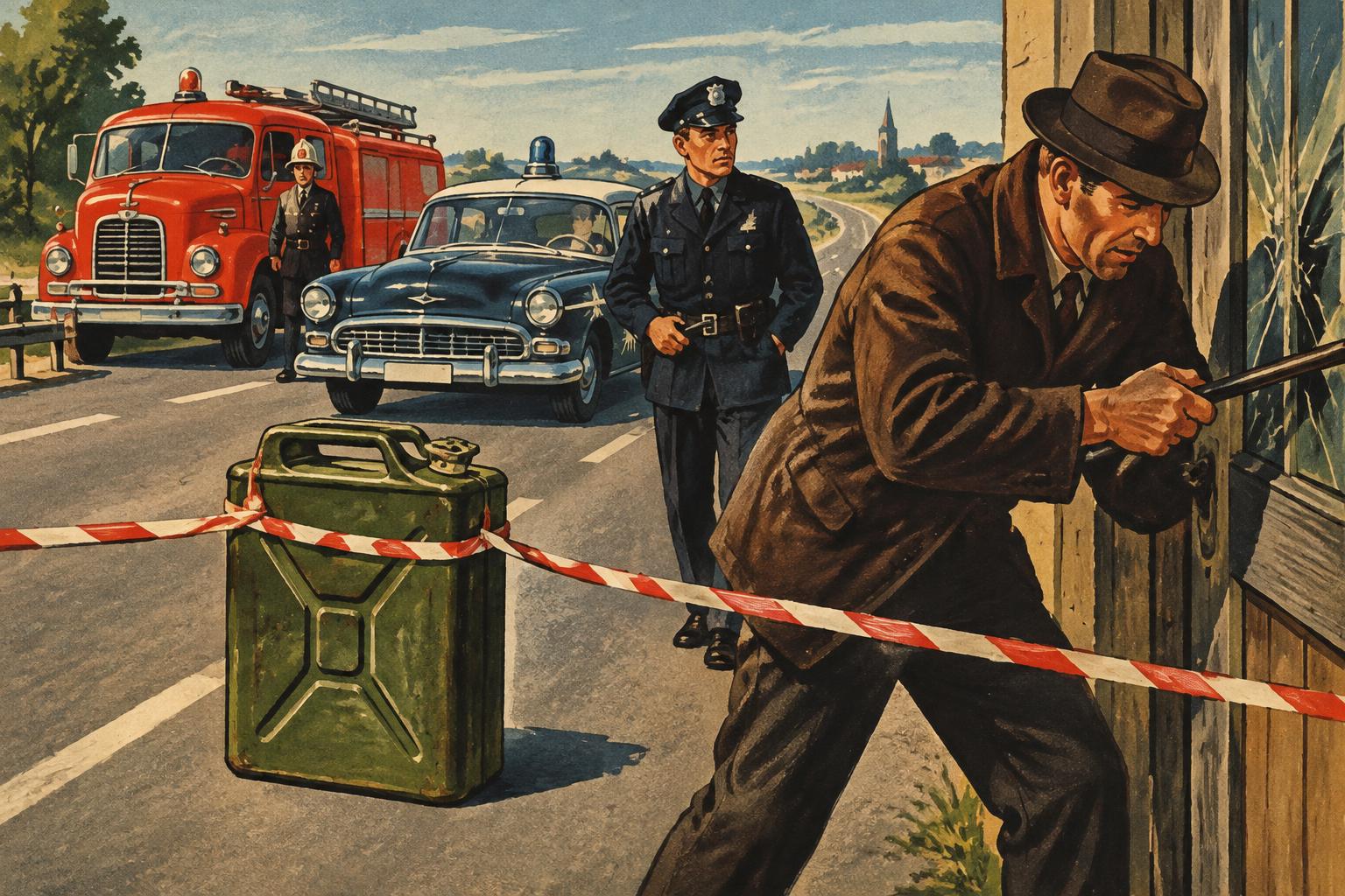 Kanister sperrt B43a, Einbruchversuch scheitert – Polizei sucht Zeugen 🚒🚔