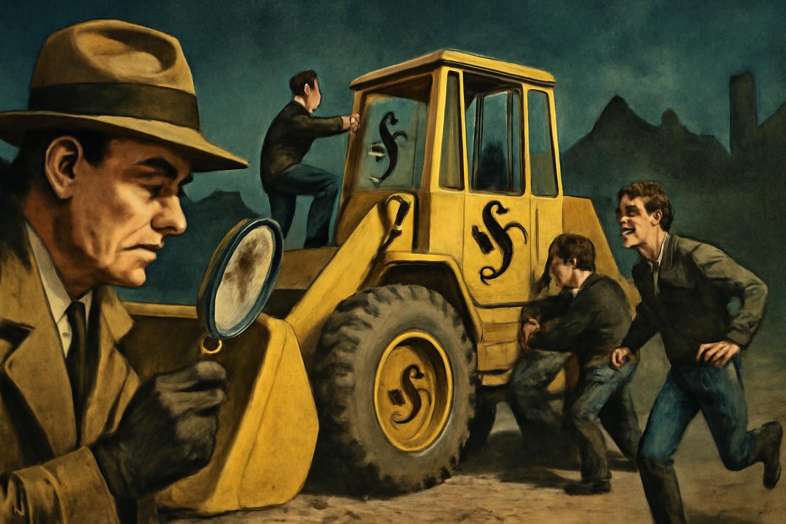 Vandalen in Hanau beschädigen Radlader; Hakenkreuze gesprüht 🕵️‍♂️🗞️