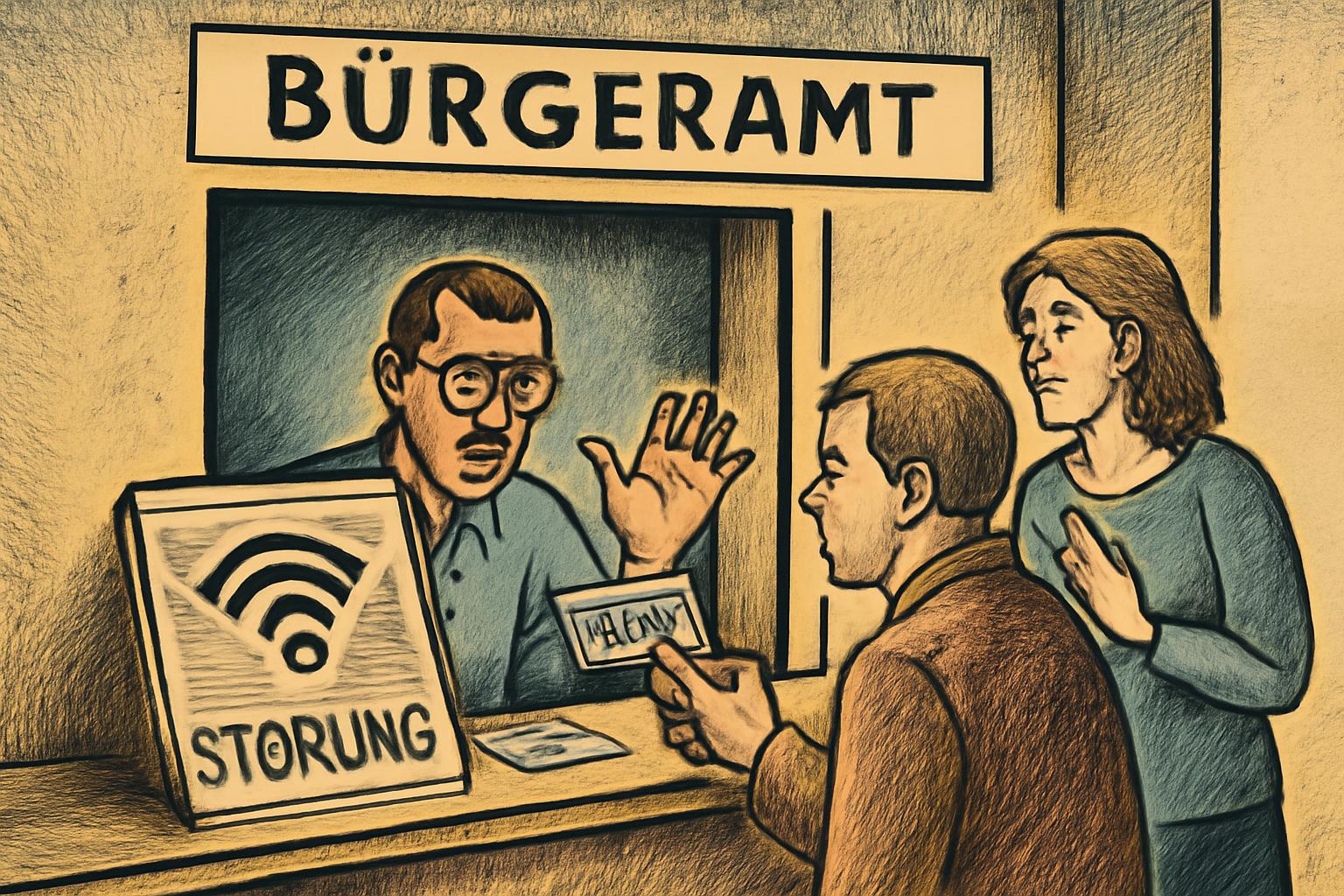 Hanau: Systemstörung beeinträchtigt Bürgerservice; Barzahlung ausschließlich💶🗞️