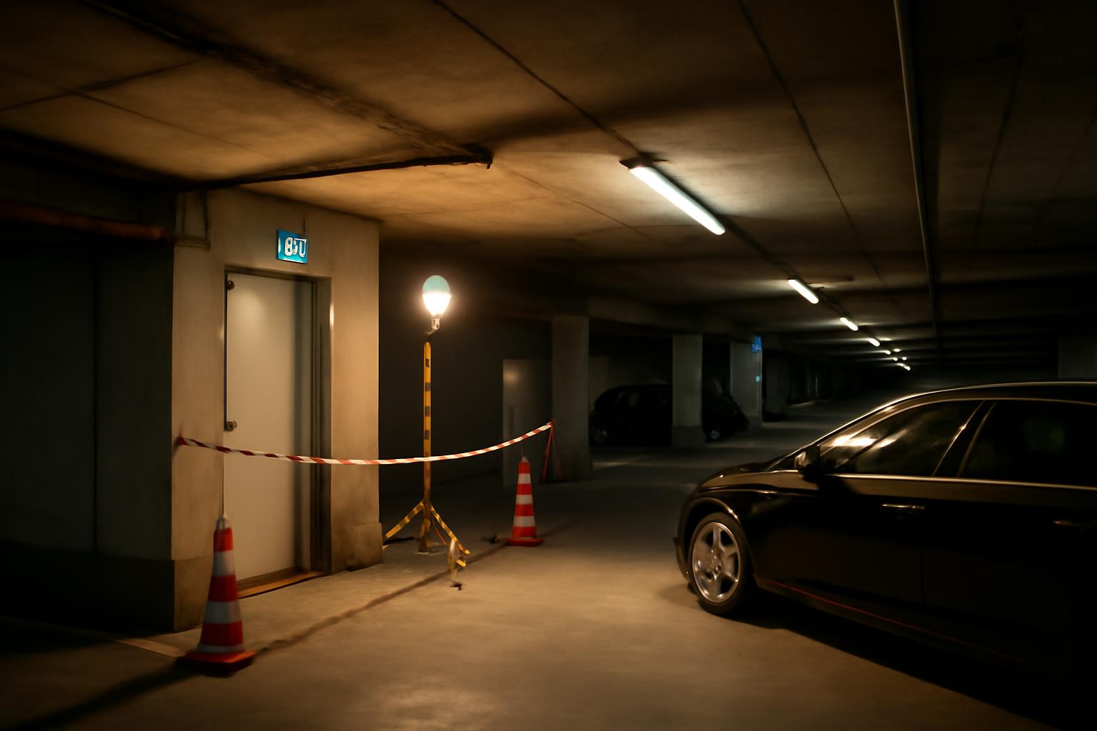 Beleuchtungsarbeiten in Tiefgarage Am Markt Hanau (22.–23.9.): zwei Treppenhäuser gesperrt, Garage durchgehend nutzbar 🅿️💡🚗