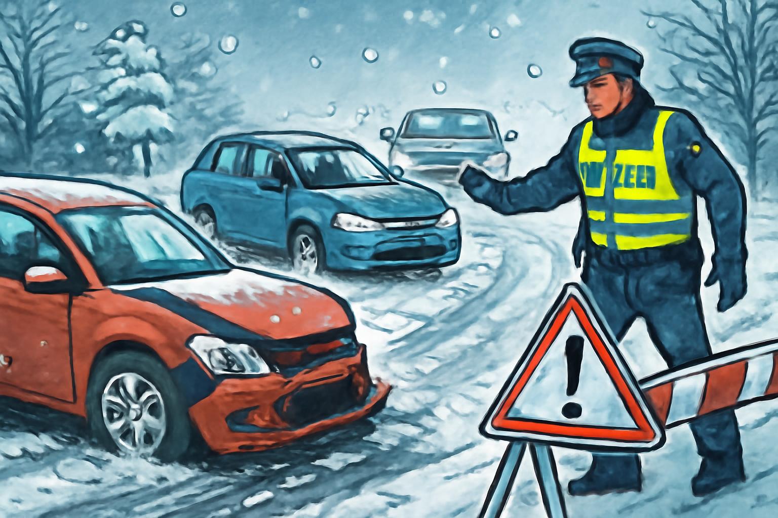 Winterchaos in Südosthessen: 58 Unfälle gemeldet 🚗❄️🚧