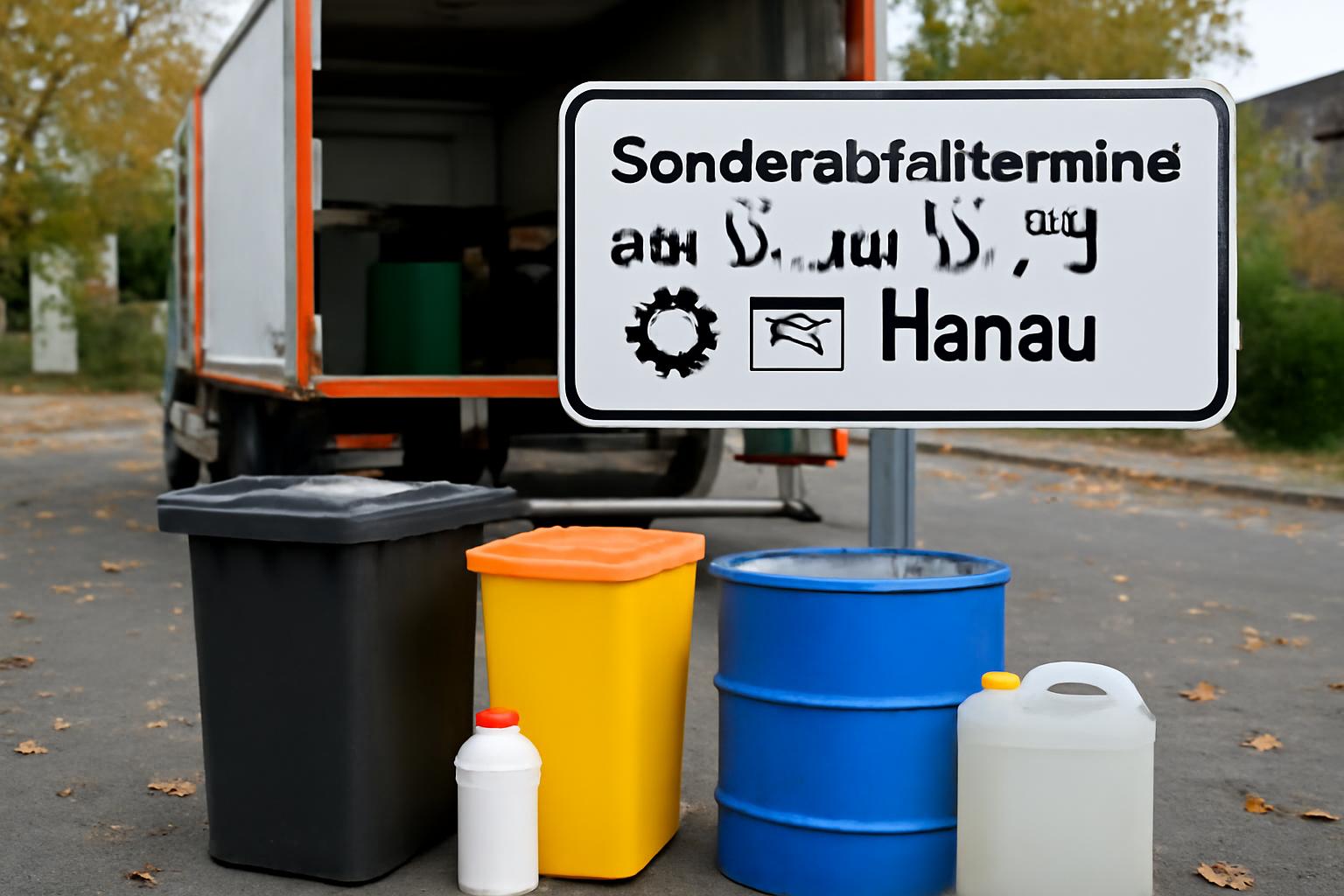 Sonderabfalltermine am 13. und 19. November in Hanau ♻️🗓️🧪
