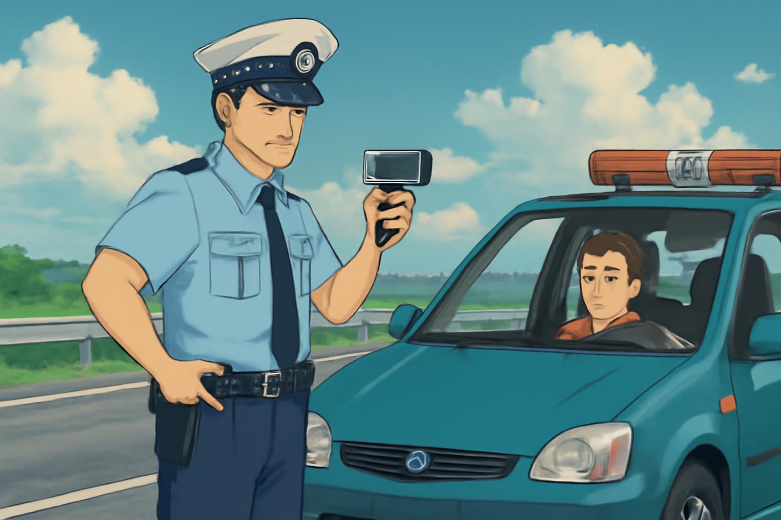 ROADPOL-Woche: 44 Verstöße, Höchstgeschwindigkeit 101 km/h 🚔⚖️🛣️