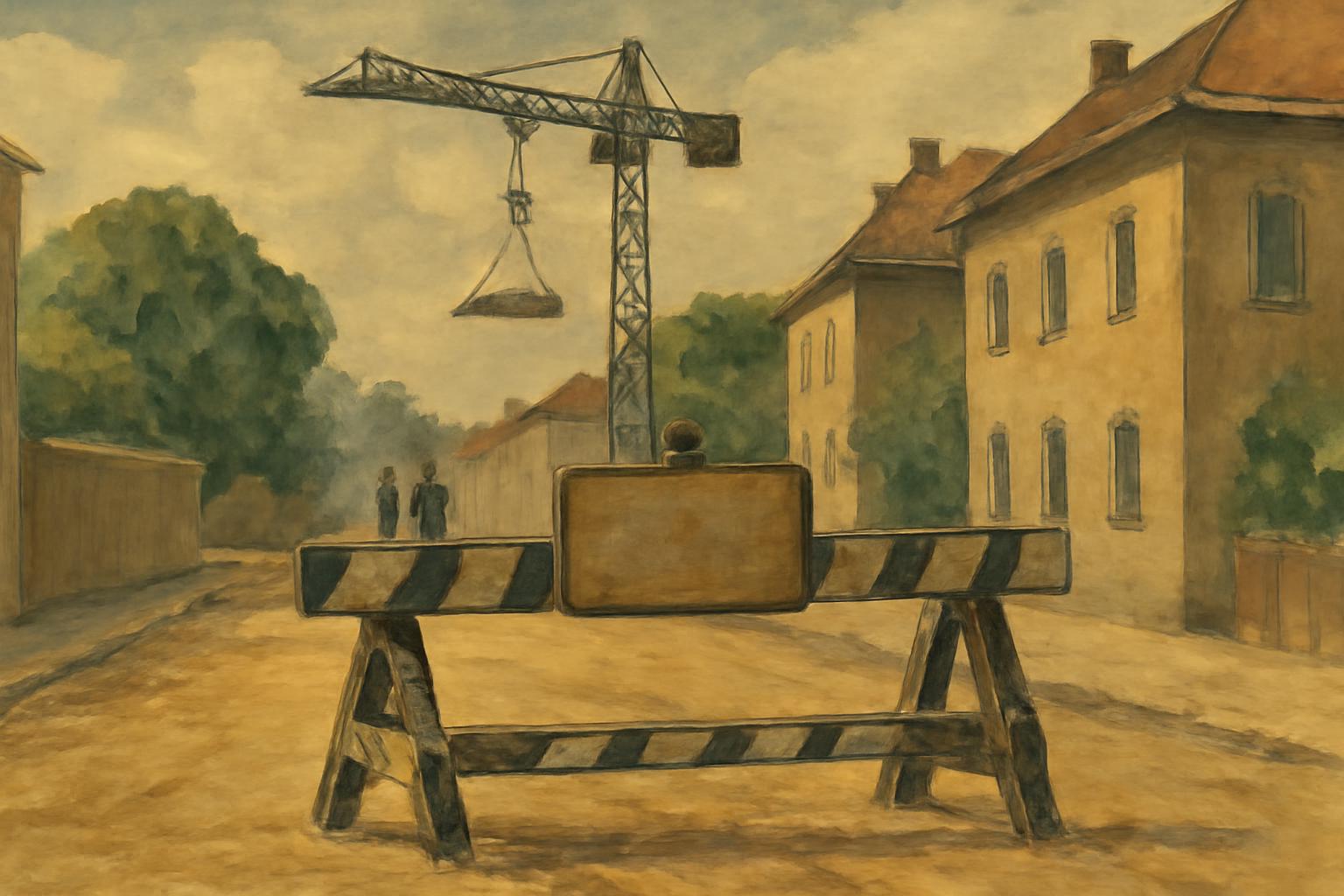 Sperrung Steinwingertstraße 21 bis 28. August 🚧 🏗️
