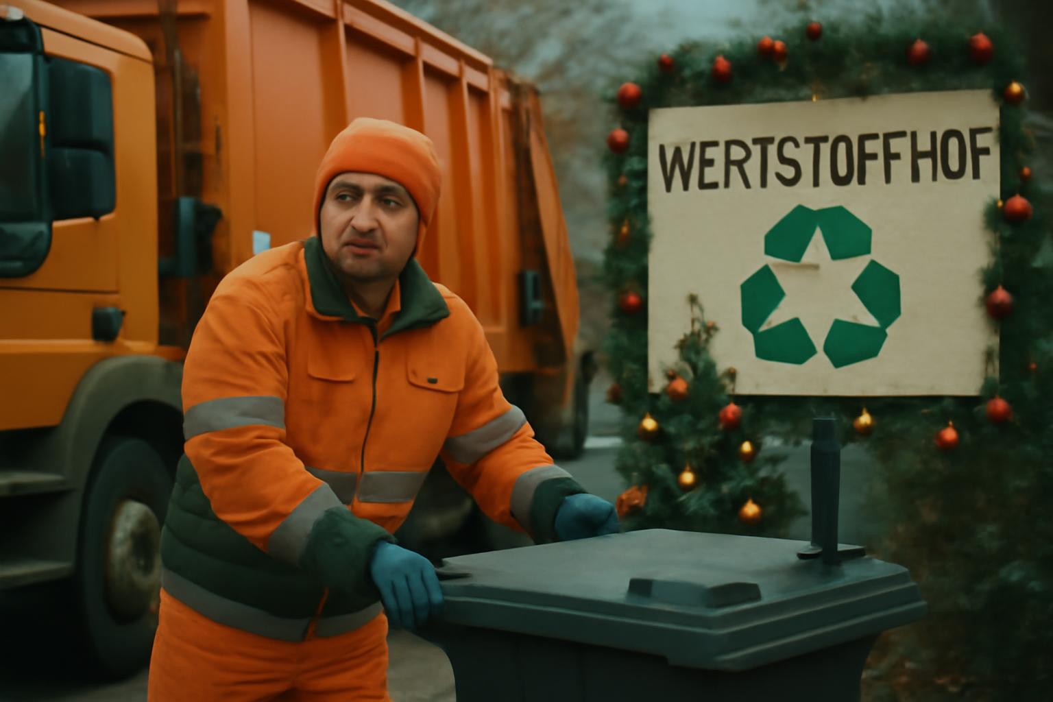 Hanau: Müllabfuhr verlegt, Wertstoffhof zu Weihnachten und Silvester geschlossen 🎄♻️