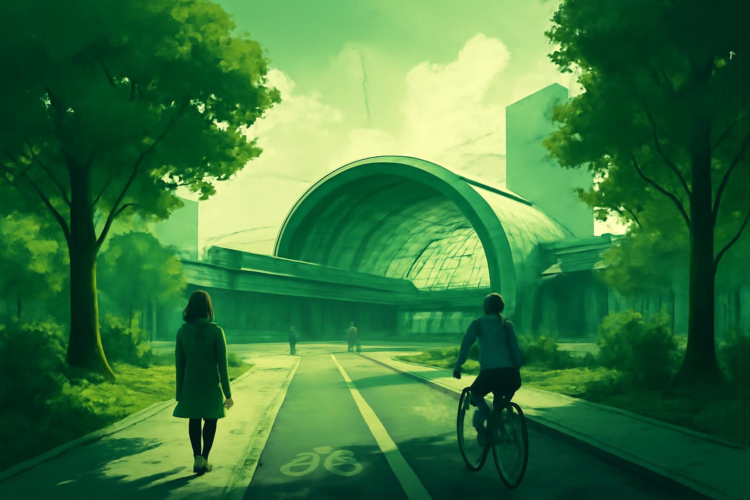 Grüne Hanau fordern Sicherheit für Fußgänger und Radfahrende, Bahnhof-Neugestaltung🚶‍♀️🚲🌳