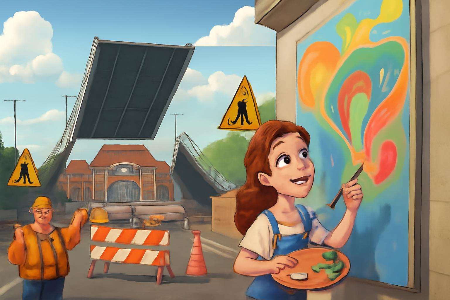 Hanauer Hauptbahnhofbrücke öffnet früher; Wandkunst angekündigt 🚧🎨