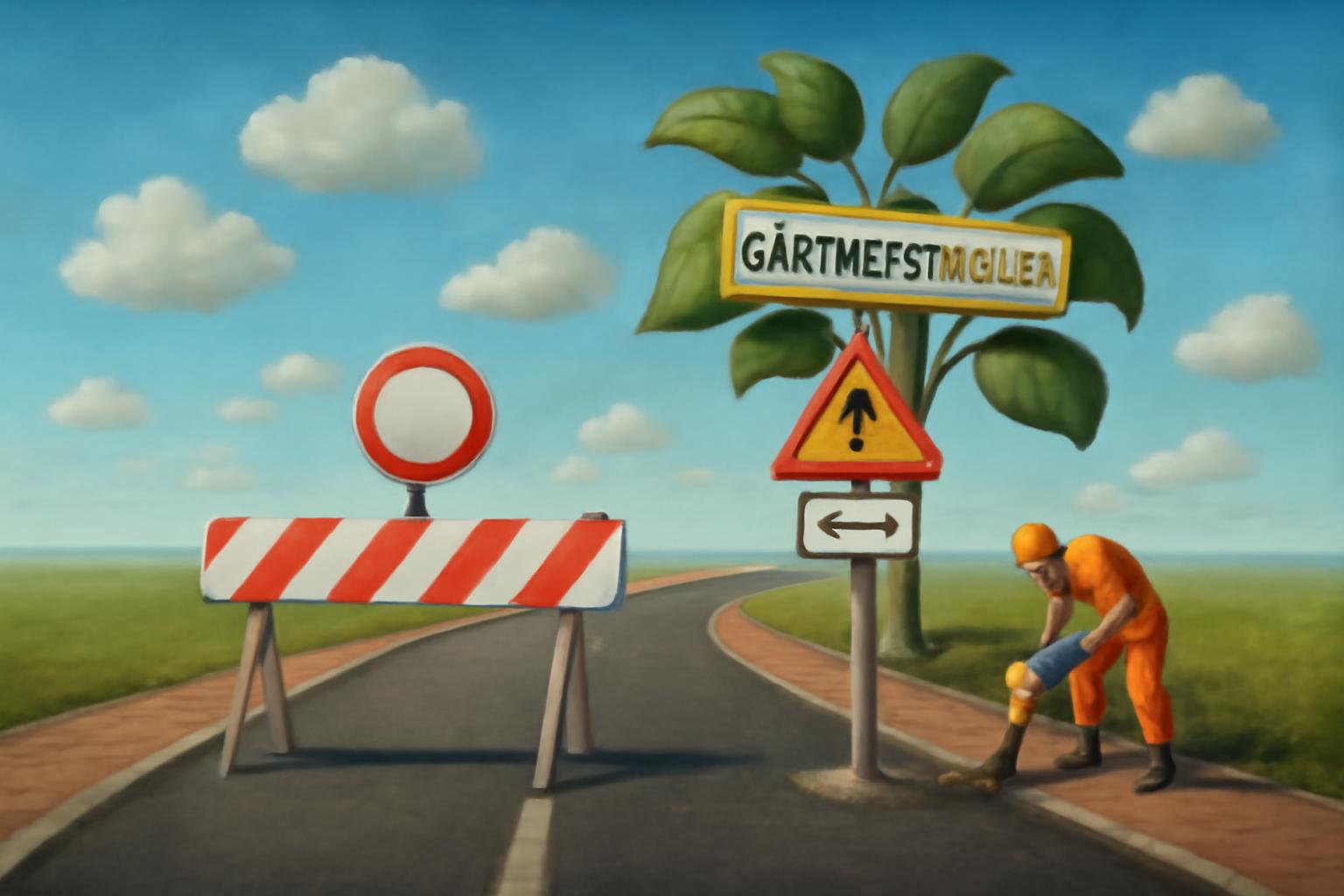 Gärtnerstraße in Hanau wegen Asphaltarbeiten gesperrt; Zufahrt bis Baustelle frei 🚧🛠️