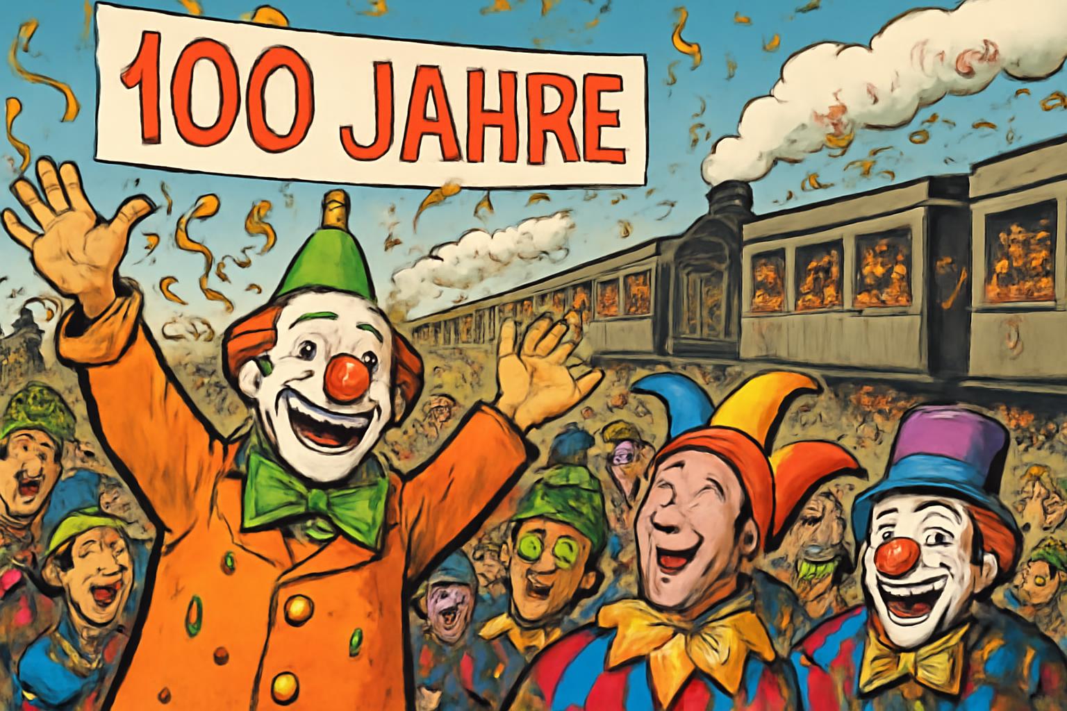 Laafparad Klanaam feiert 100 Jahre, Endlos-Zug geplant 🎉🤡🎭