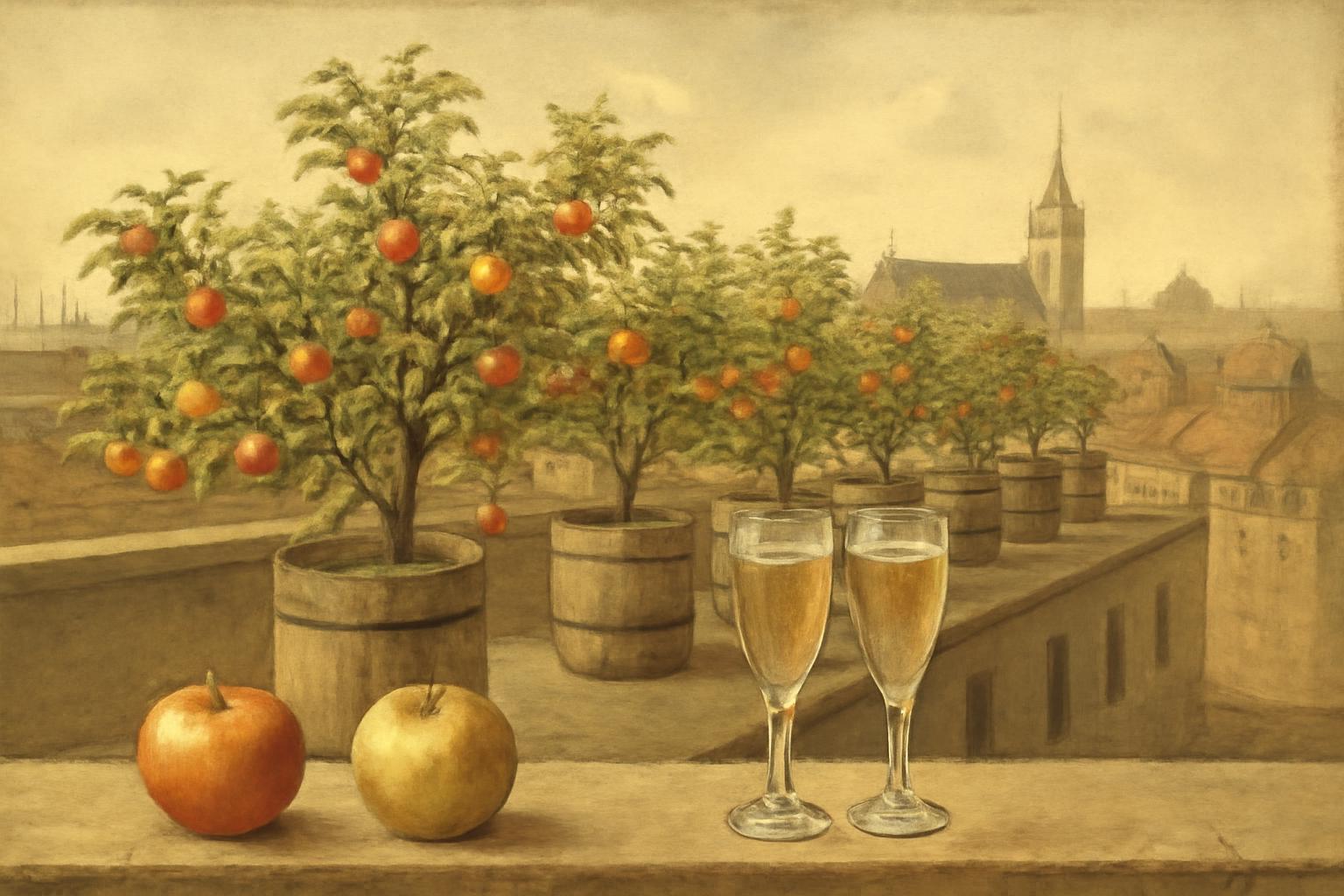 Apfel mit Aussicht: Zwölf Keltereien auf dem Stadthof-Dach 🍎🍏🥂