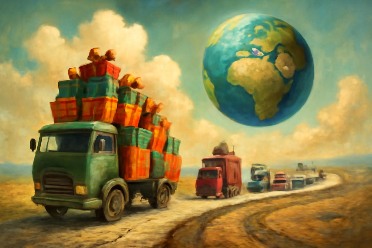 Weihnachtspäckchenkonvoi startet zur 25. Fahrt nach Osteuropa mit 151.576 Päckchen 🚚🎁🌍