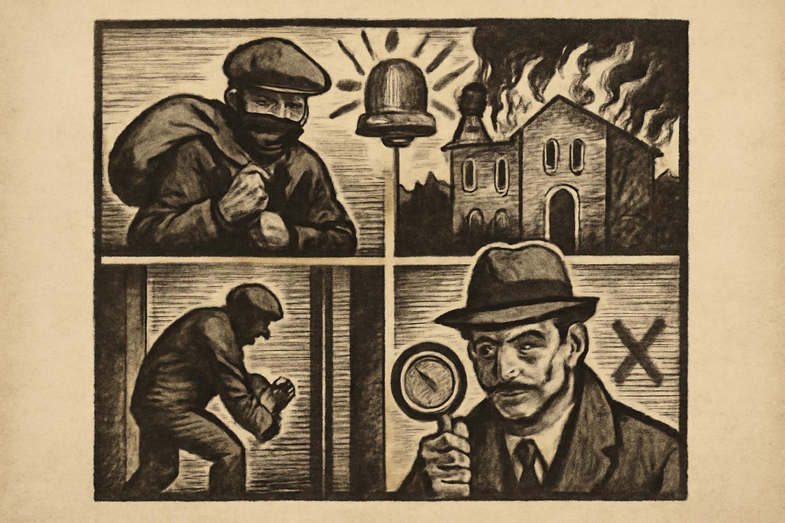 Gemeinsame Pressemitteilung: Diebstähle, Brand, Einbruch, Vandalismus 🚨🕵️‍♂️