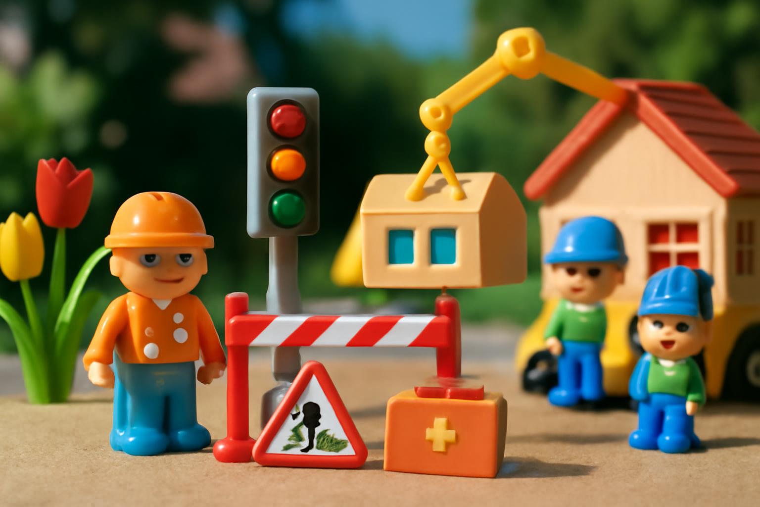 Tulpenstraße am 12. August wegen Anlieferung von Fertighausteilen gesperrt 🚧🧰🚦