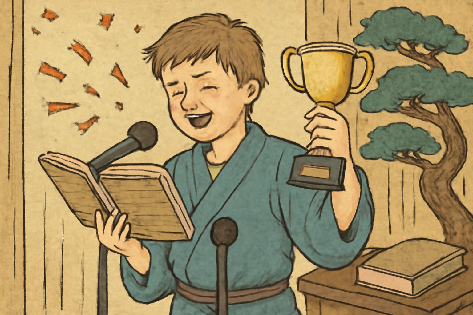 Julian Grimm gewinnt Stadtentscheid des Vorlesewettbewerbs 🎉📚🏆