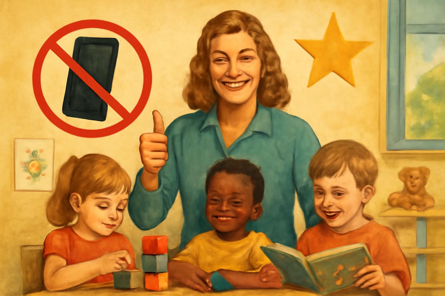 Ein Jahr nach dem Handyverbot in Hanauer Kitas: positive Bilanz 👍🌟