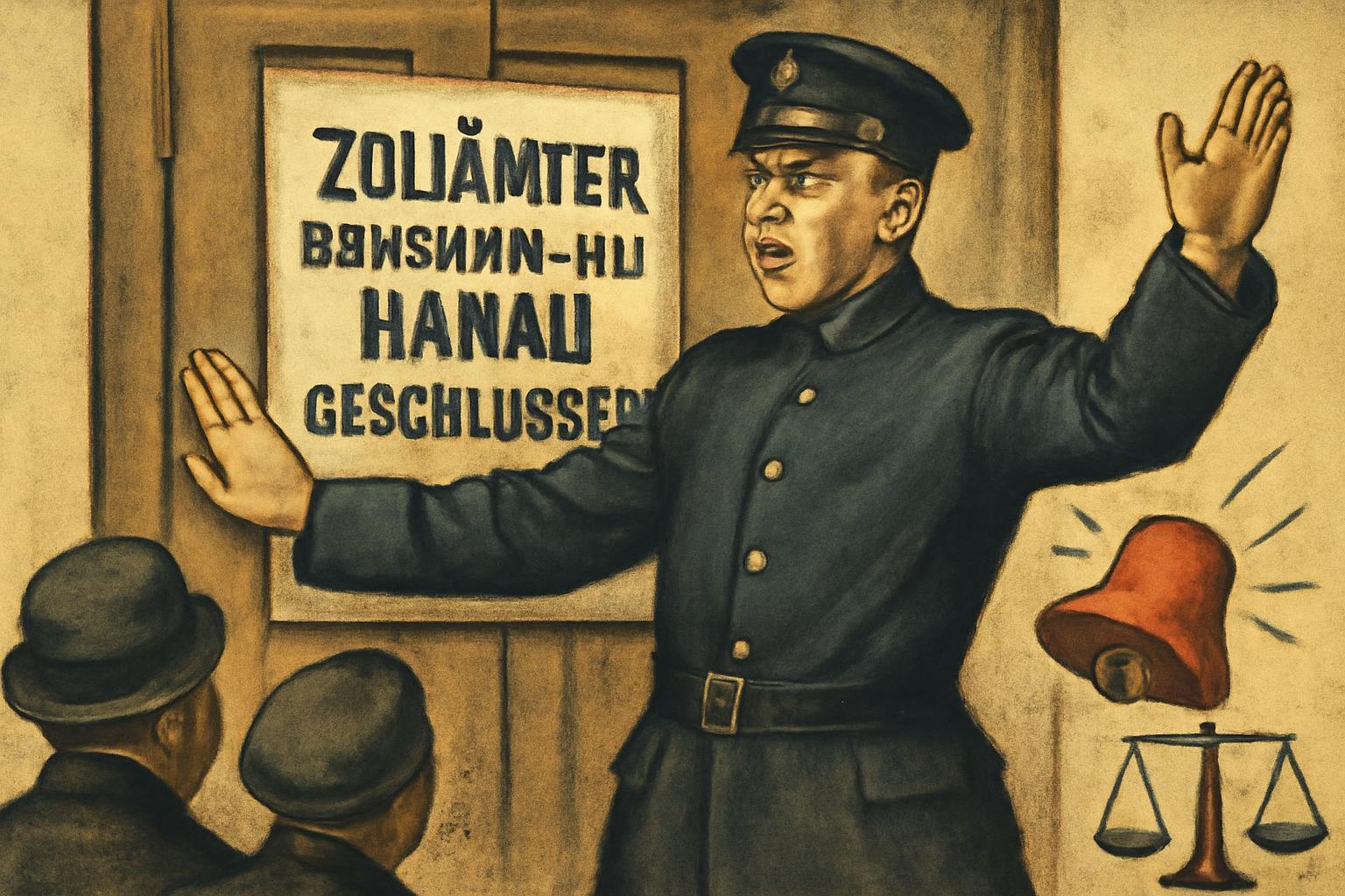 Zollämter Bensheim und Hanau geschlossen Notfälle in Darmstadt und Wiesbaden 🚨⚖️