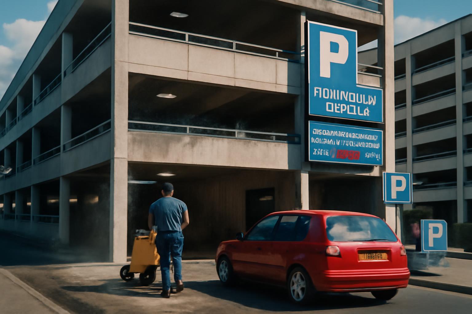 Parkhaus Klinikum Hanau (Leimenstraße 20) 8.–12. September: Reinigung, weniger Stellplätze – Ausweichparkhäuser nutzen 🚗🏬🅿️