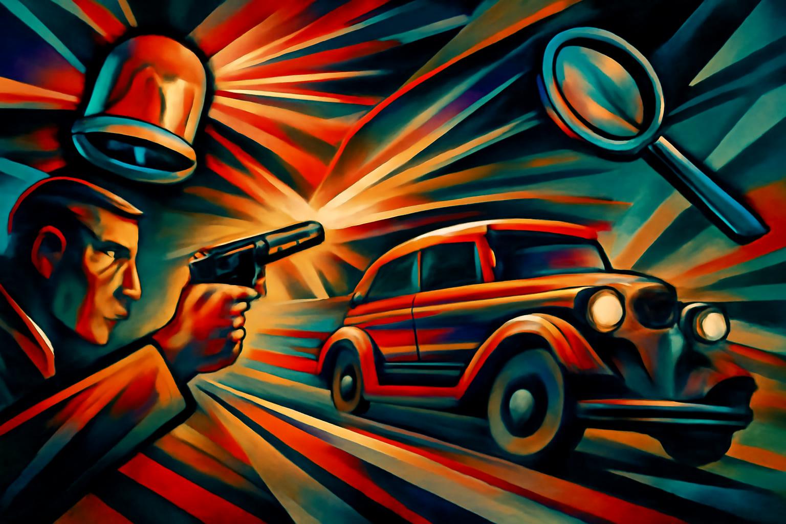 Fluchtwagen entzieht Kontrolle; Waffe eingesetzt, Fahndung läuft 🚨🔎