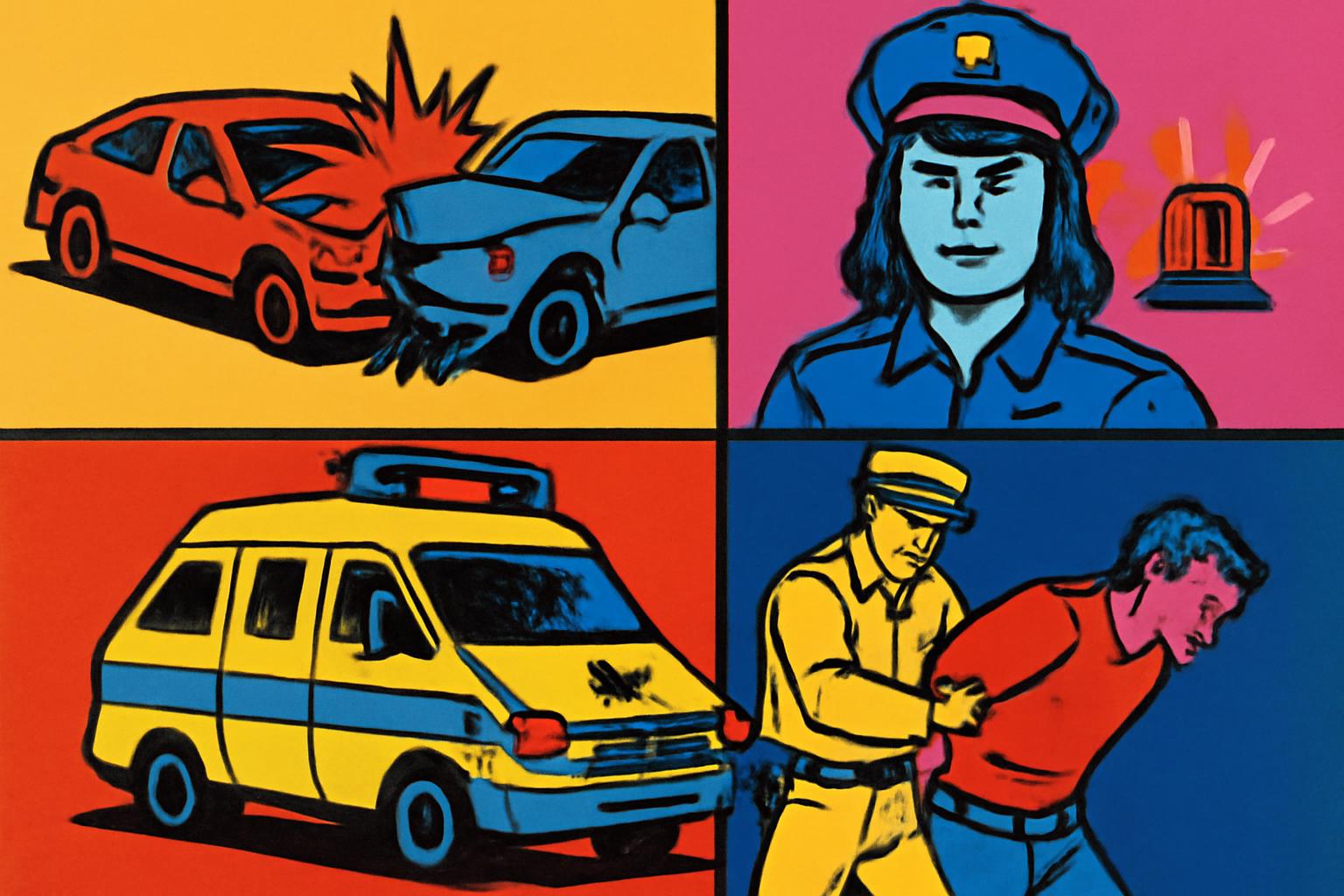 Mehrere Unfälle in Hanau: Verletzte und Festnahmen 🚨👮‍♀️🚑