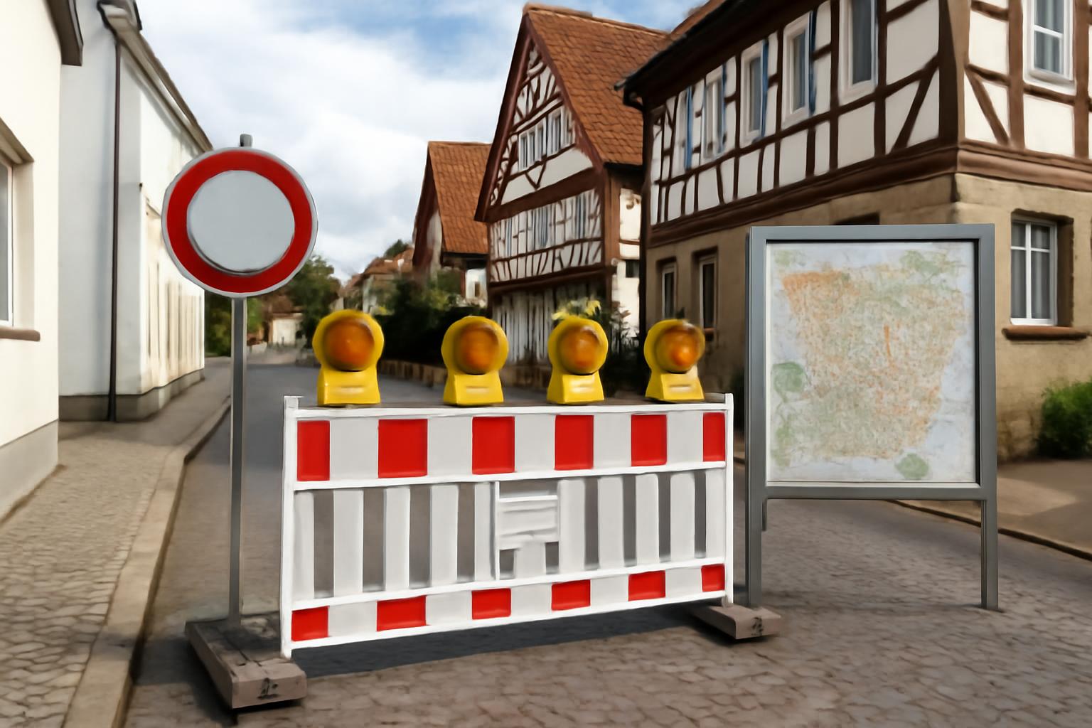 Feldbergstraße in Steinheim zeitlich gestaffelt gesperrt 🚧🗺️