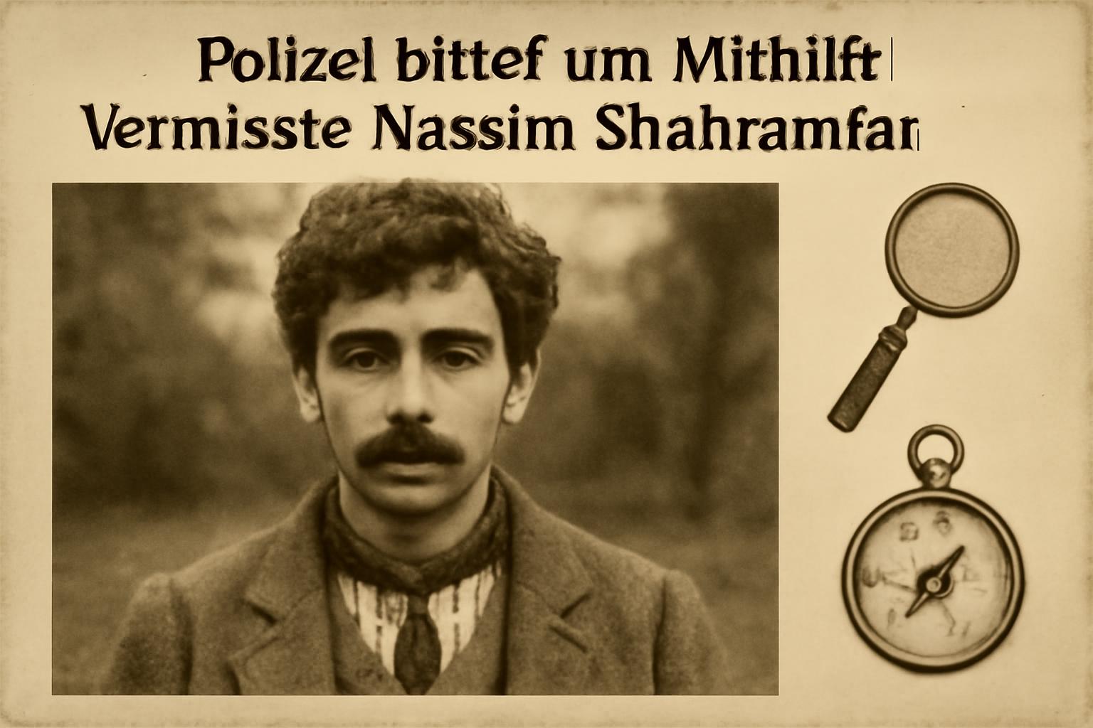 Polizei bittet um Mithilfe: Vermisste Nassim Shahramfar in Hanau 🔎🧭