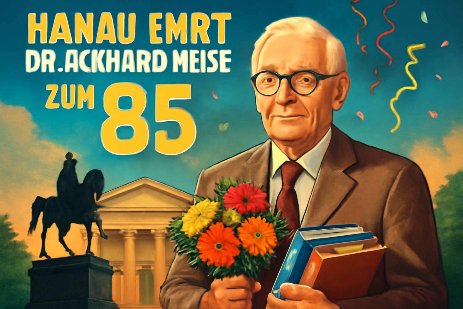 Hanau ehrt Dr. Eckhard Meise zum 85. Geburtstag 🎉📚🏛️