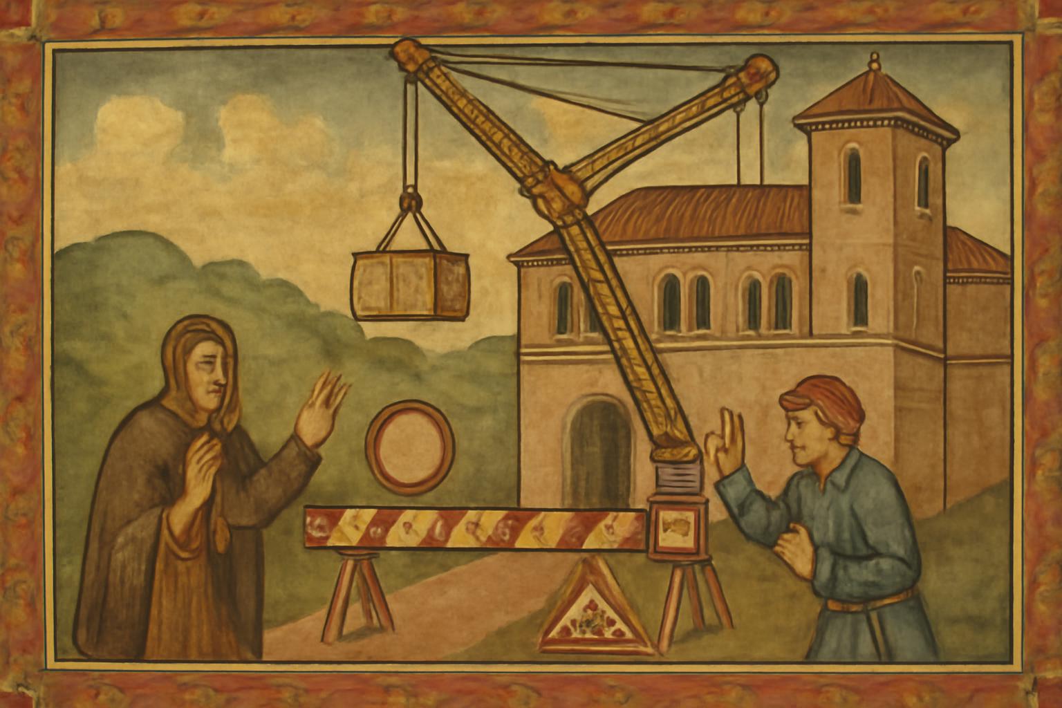 Kran-Sperrung: Leonardo-da-Vinci-Straße 14 gesperrt 🚧🚦