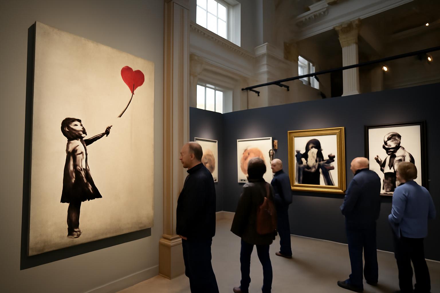 Banksy-Ausstellung in Hanau eröffnet: unerlaubt 🎨🖼️🏛️