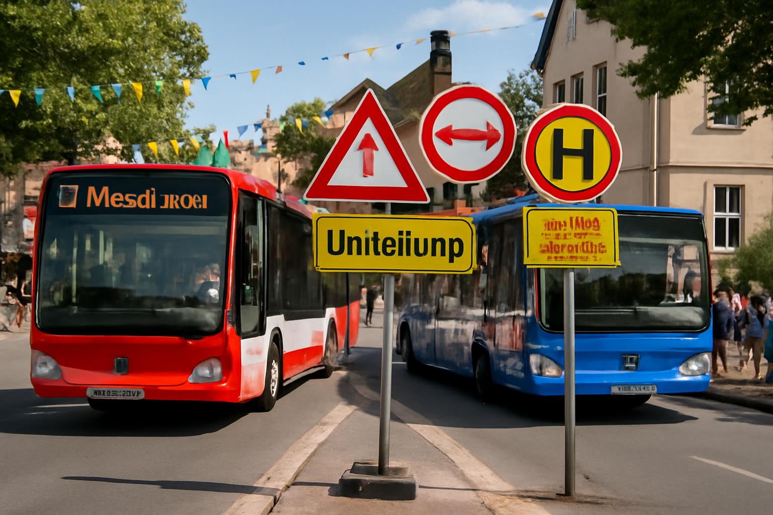 63. Hanauer Bürgerfest: Umleitungen, Ersatzhaltestellen und Extra-Busse auf Linien 5/10 (5.–7. September) 🚍🚌🎉
