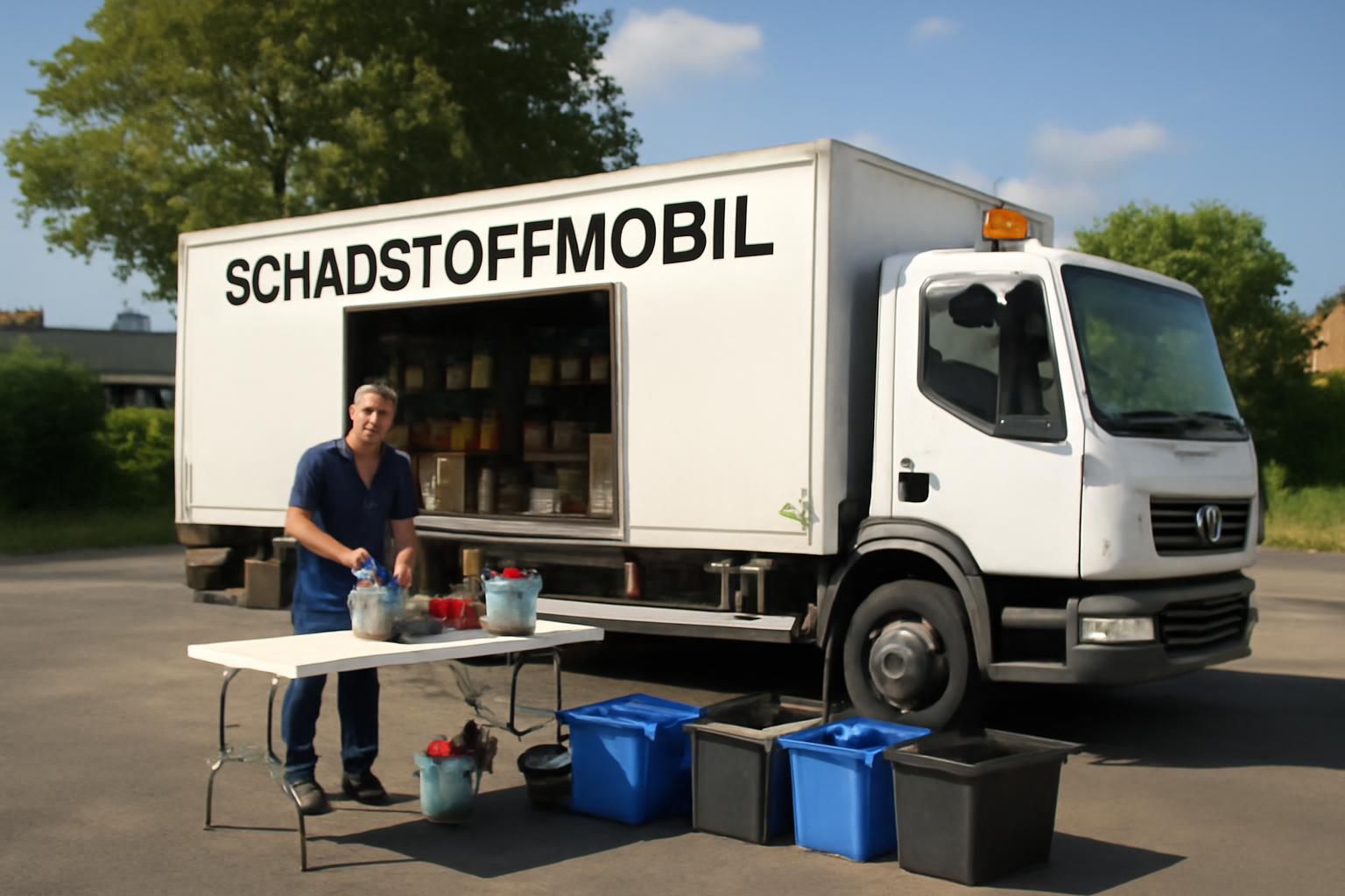 Schadstoffmobil in Hanau am 4. und 9. September – kostenfreie Abgabe von Sonderabfällen ♻️🧪🚚