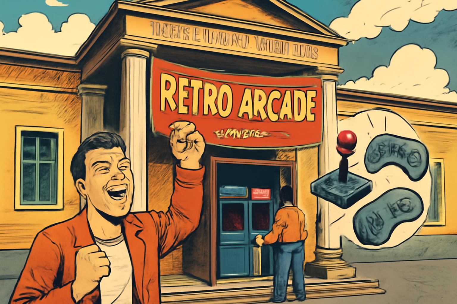 HURA eröffnet Retro-Arcade im Stadthof Hanau ab 28. November 🕹️🎮🏛️