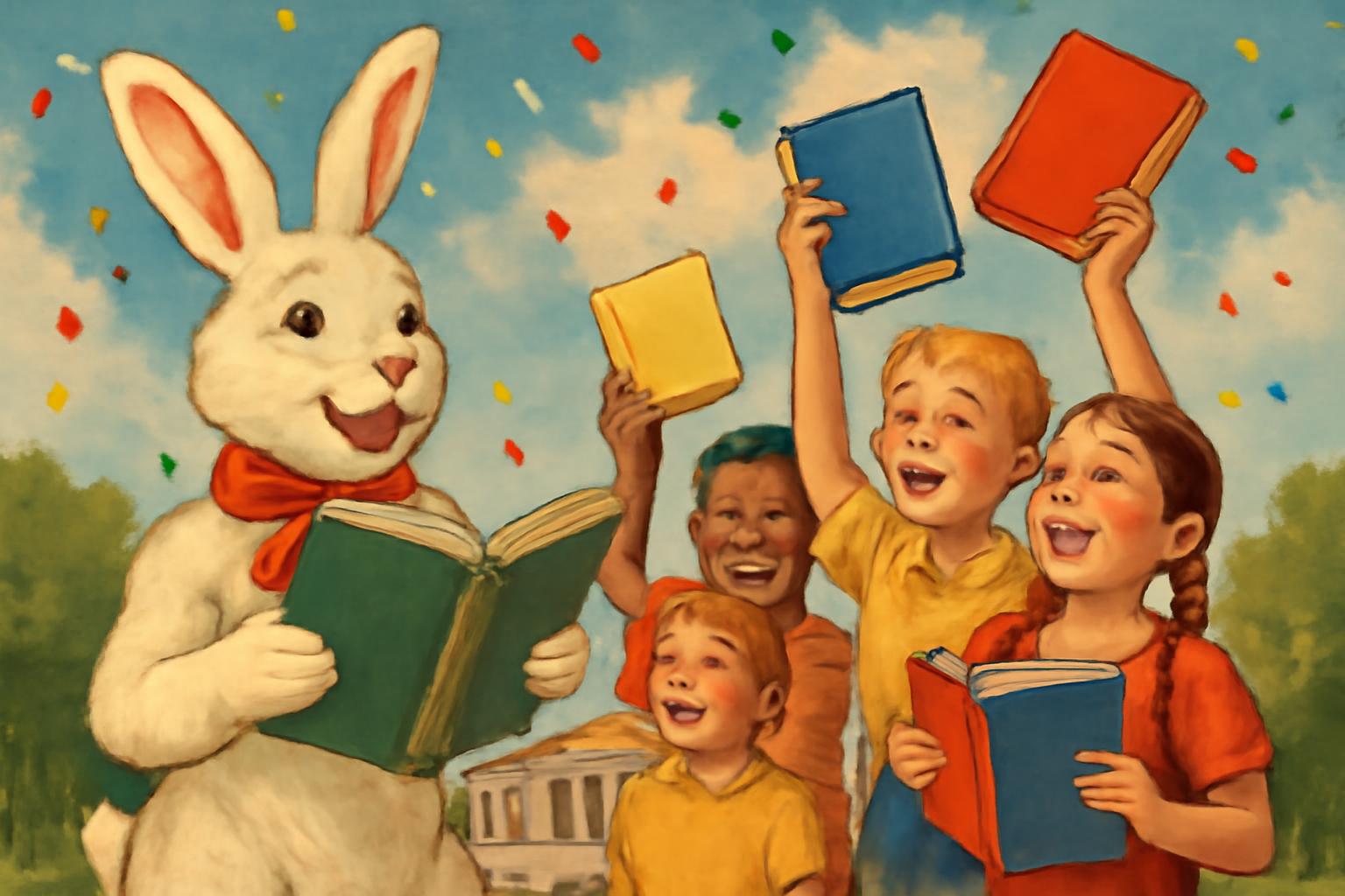 Hanau: Kostenloser Oster-Buchclub Fridolins Bücherbande im Kulturforum 🎉📚