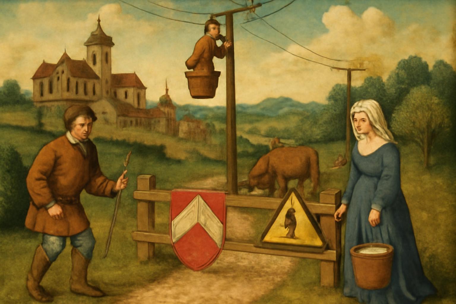 Milchweg in Hanau gesperrt wegen Freileitung-Wartung 🚧⚠️