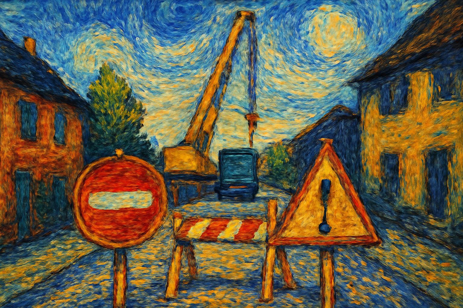 Vollsperrung Im Bangert (Hanau) am 23. September wegen Kraneinsatz – Zufahrt beidseitig möglich, Umleitung nicht ausgeschildert 🚧⚠️