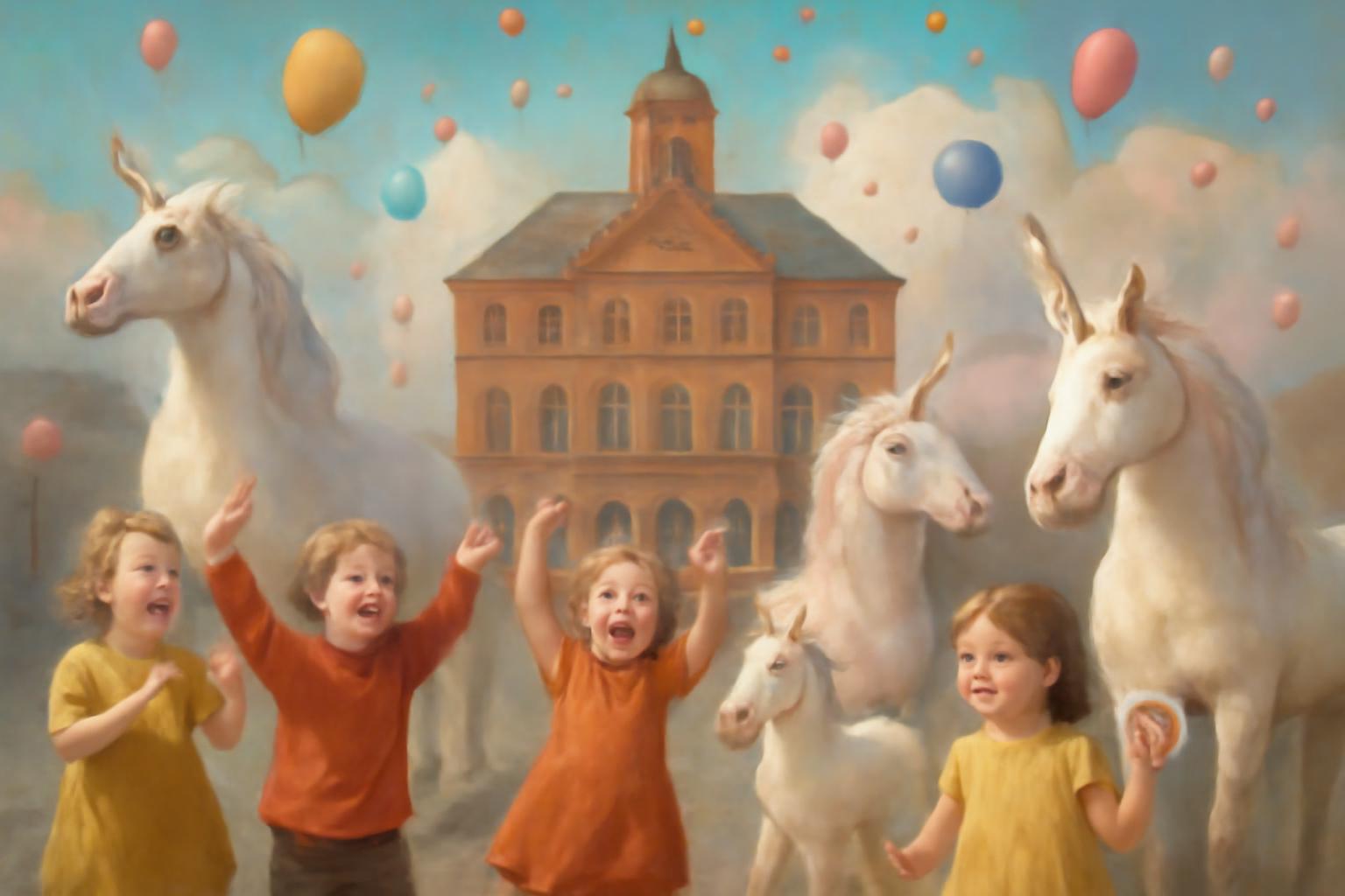 Kita Sandeldamm feiert Rathaussturm in Hanau mit Einhörnern 🎉🦄🍬