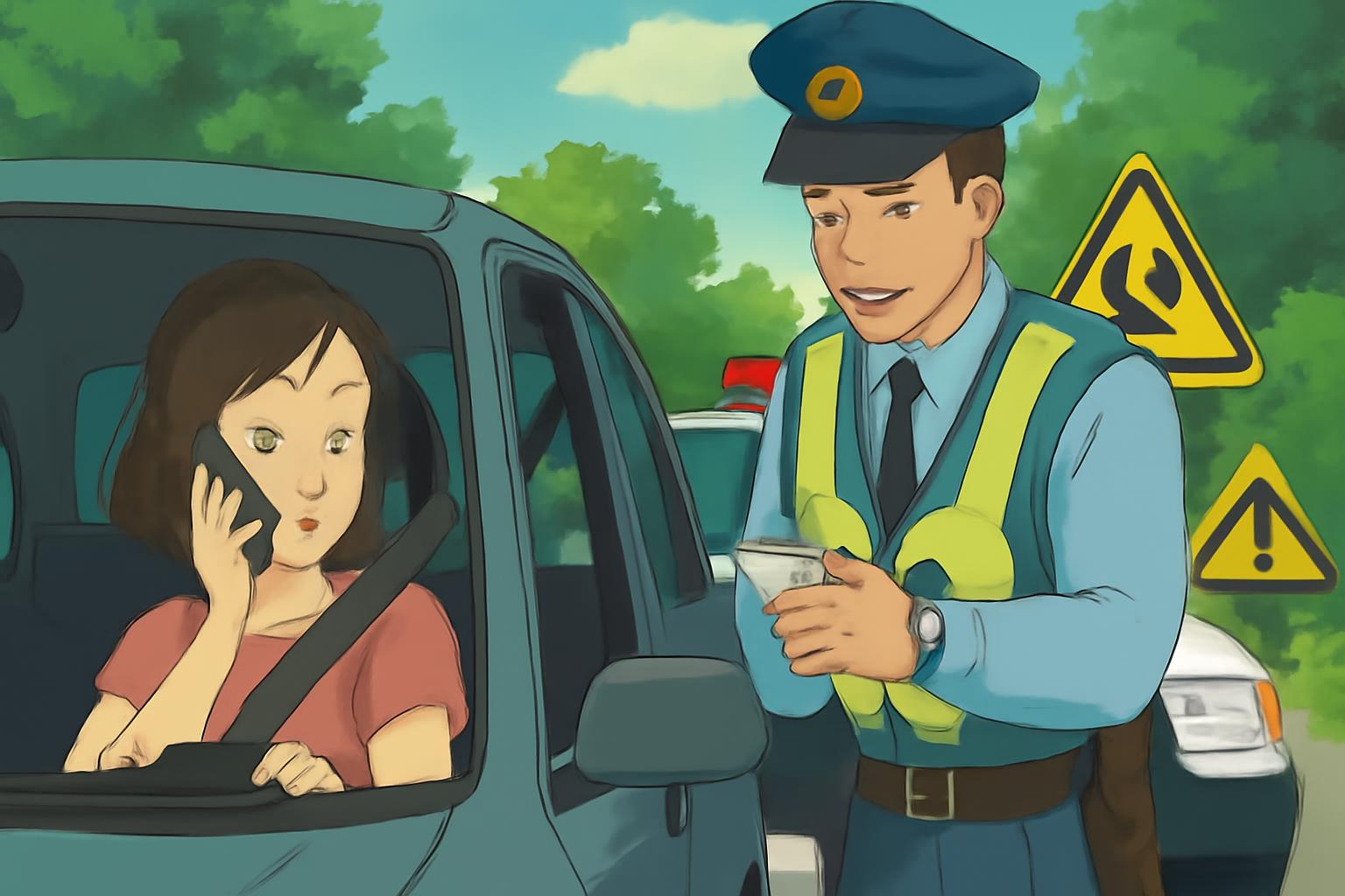 Gurtpflicht-Kontrollen melden zahlreiche Verstöße, Handynutzung am Steuer 🚗📵⚠️